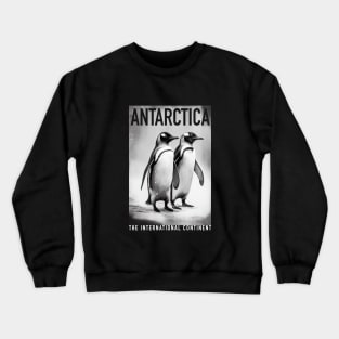 Antarctica Penguins Icebergs Crewneck Sweatshirt